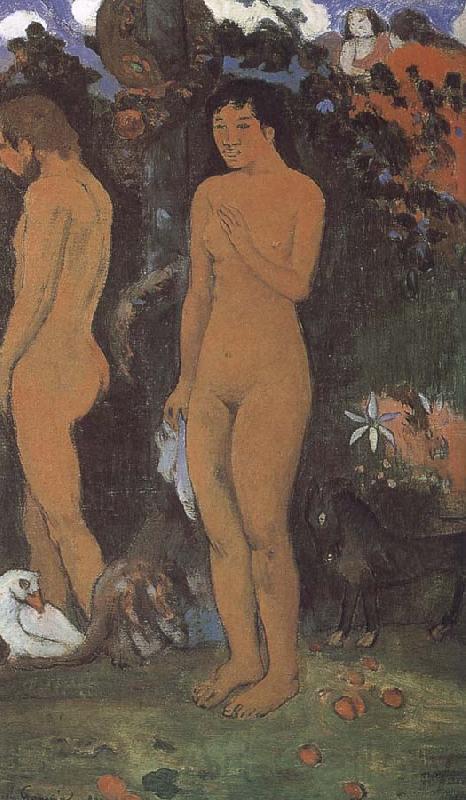 Paul Gauguin Adam Eve Norge oil painting art